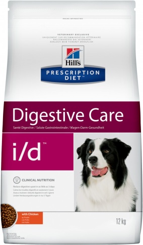 Hill's Prescription Diet i/d Digestive Care сухой диетический корм для собак для поддержания здоровья ЖКТ с курицей - 12 кг фото 1