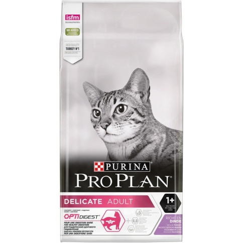 Purina Pro Plan Delicate при чувствительном пищеварении, с индейкой 10 кг фото 1