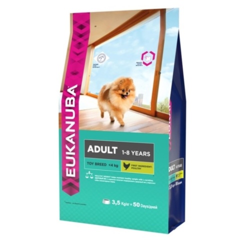 Eukanuba Adult Toy Breed для собак миниатюрных пород с птицей - 3.5 кг фото 2