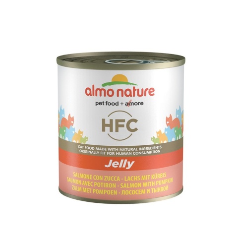Almo Nature Classic Adult Cat Salmon&Pumpkin консервированный корм с лососем и тыквой в бульоне для взрослых кошек - 12 шт х 280 г фото 2