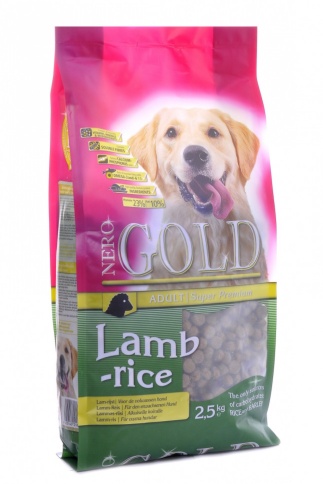 Nero Gold Adult Dog Lamb & Rice 2,5 кг фото 1