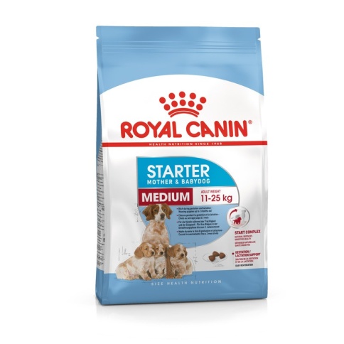 Royal Canin Medium Starter Mother Babydog сухой корм для щенков средних пород в период отъема до 2 - месячного возраста, беременных и кормящих сук - 12 кг фото 2