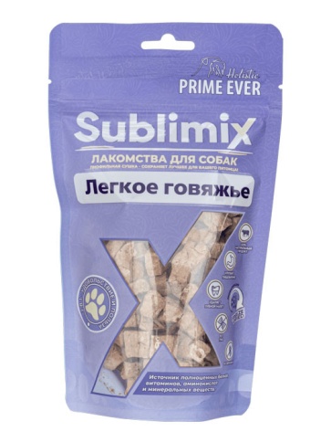 Prime Ever Sublimix Легкое говяжье лакомство для собак - 30 г фото 1