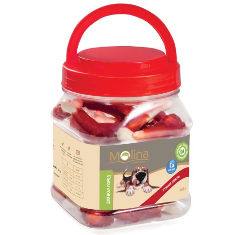 Molina лакомство для собак Утиные ножки - 400 г фото 1