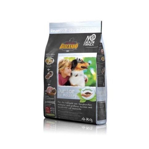 Belcando Junior GF Poultry для щенков с птицей - 4 кг фото 2