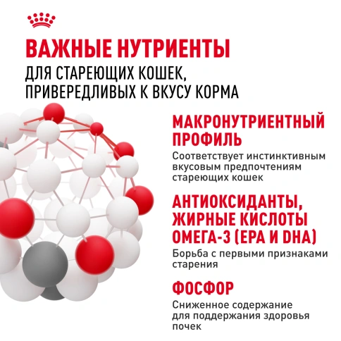 Влажный корм Royal Canin Instinctive 7+ в соусе для кошек старше 7 лет, пауч, 85 г фото 5