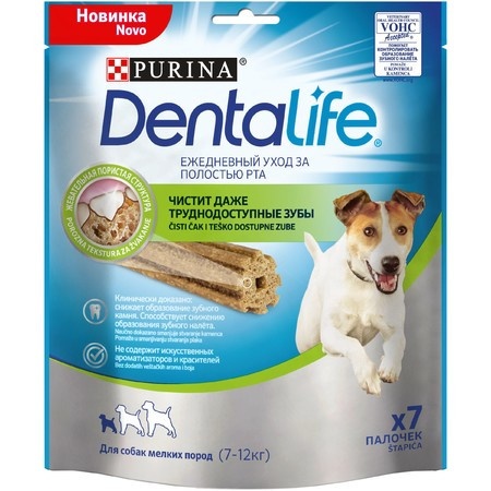 Purina DentaLife лакомство для собак мелких пород - 115 г фото 1