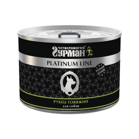 Четвероногий Гурман Platinum line рубец говяжий в желе 500 г фото 1