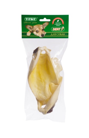 Titbit ухо говяжье 2 - мягкая упаковка фото 1