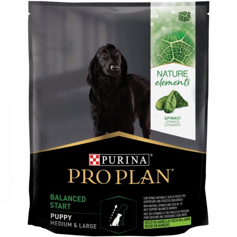 Сухой корм Pro Plan® Nature Elements для щенков средних и крупных пород, с высоким содержанием ягненка, Пакет, 700 г фото 1