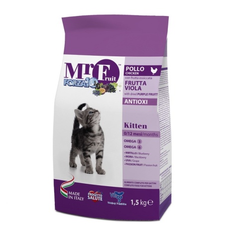 Forza10 Mr Fruit для котят до 12 мес на основе курицы и рыбы - 1,5 кг фото 2