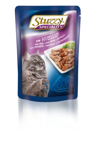 Stuzzy Speciality Cat для кошек в паучах с телятиной - 100 г фото 1