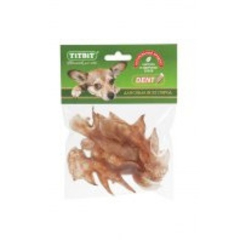 Titbit вяленые лакомства гребешки золотистые резаные Classic 60 г фото 2