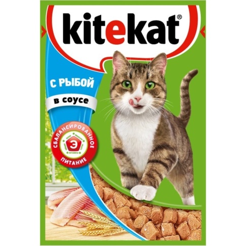 Kitekat корм для кошек в паучах с Рыбой в соусе 85 г фото 2