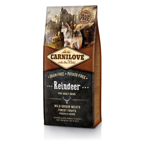 Carnilove Reindeer for Adult Dogs для взрослых собак всех пород с мясом северного оленя беззерновой - 12 кг фото 2