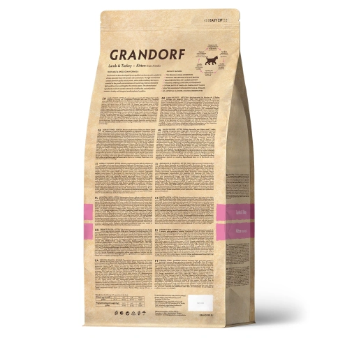 Сухой корм Grandorf Lamb & Turkey Kitten Ягненок с индейкой для котят, 8 кг фото 2