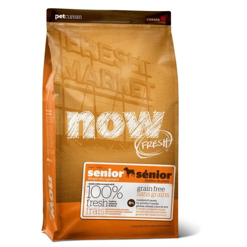 NOW Fresh Grain Free сухой беззерновой корм для пожилых собак и собак, склонных к избыточному весу, с индейкой, уткой и овощами - 5,45 кг фото 2