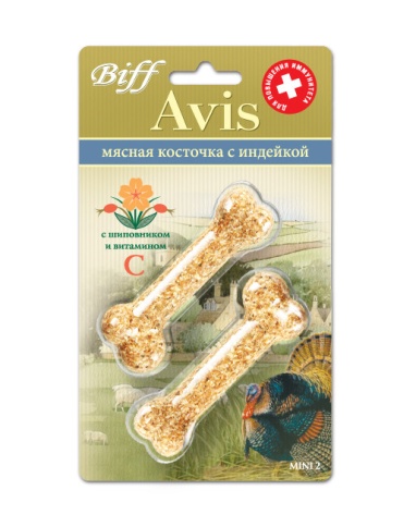 Titbit косточка Avis с индейкой mini 2 фото 1