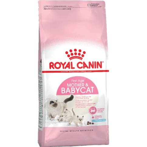 Royal Canin Mother & Babycat сухой корм с птицей для котят в возрасте от 1 до 4 месяцев, для кошек в период беременности и лактации - 4 кг фото 2