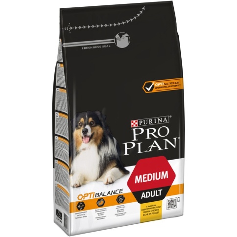 Purina Pro Plan сухой корм для взрослых собак средних пород с курицей и рисом - 1.5 кг фото 2