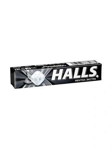 Карамель леденцовая HALLS Extra Strong (Экстра Стронг) со вкусом ментола и эвкалипта 25,2г фото 1