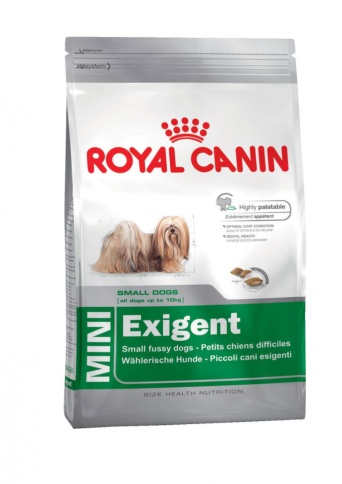 Royal Canin Mini Exigent сухой корм для взрослых собак мелких пород, привередливых в питании - 0,8 кг фото 1