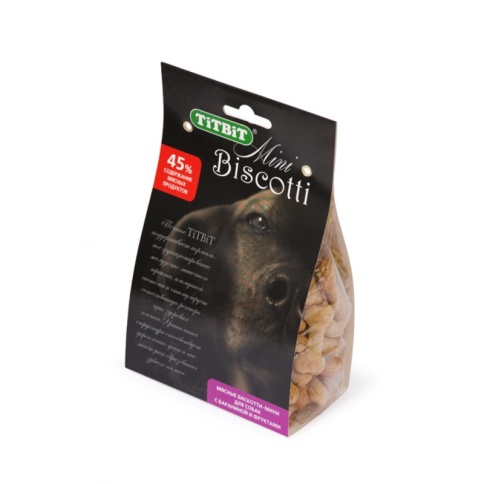 Titbit печенье бискотти-мини с бараниной и фруктами фото 2