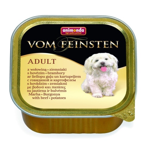 Animonda Vom Feinsten Adult / Анимонда Вомфейнштейн Эдалт для собак с говядиной и картофелем 150 г (консервы) фото 2