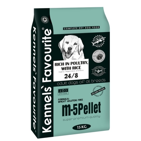 Kennels` Favourite M 5 Pellet холодно-пресованный корм для взрослых собак 15 кг фото 2