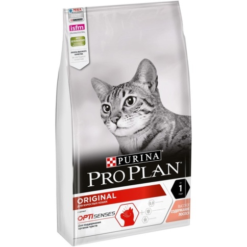 Сухой корм Pro Plan Cat Adult для взрослых кошек с лососем - 7 кг фото 1