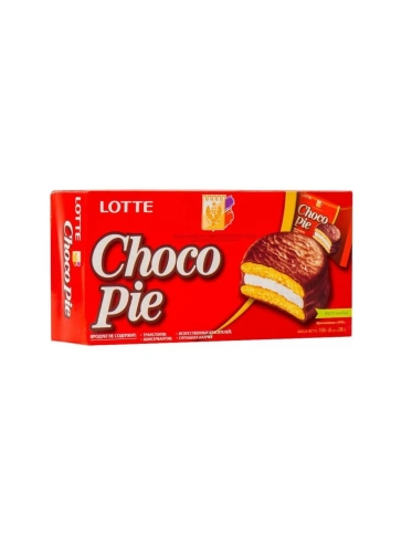 Мучное кондитерское изд. в глазури «ЛОТТЕ ЧОКОПАЙ КАКАО» 168г фото 1