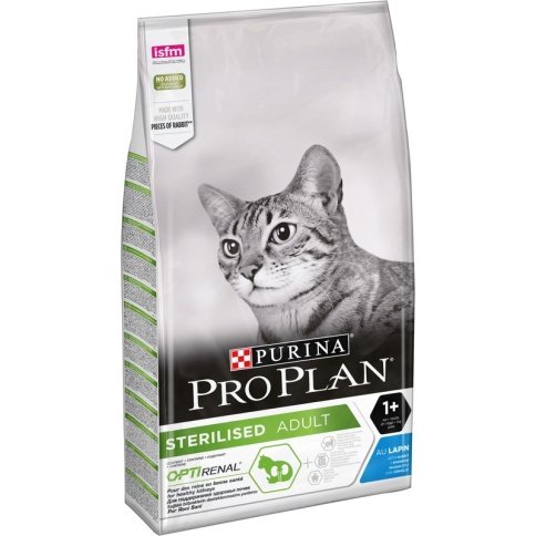 Pro Plan Cat Adult Sterilised сухой корм для стерилизованных кошек с кроликом - 10 кг фото 2