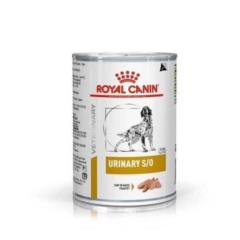 Влажный корм Royal Canin Urinary S/O для собак при заболеваниях дистального отдела мочевыделительной системы, консервы, 410 г фото 1