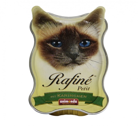 Animonda Консервы Rafine Petit паштет из кролика для взрослых кошек - 85 г фото 1