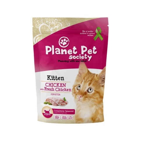 Planet Pet Kitten Chicken сухой корм для котят с курицей 1.5 кг фото 2