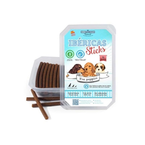 Ibericas Sticks лакомство для щенков палочки с цыпленком и ветчиной 900 г фото 1