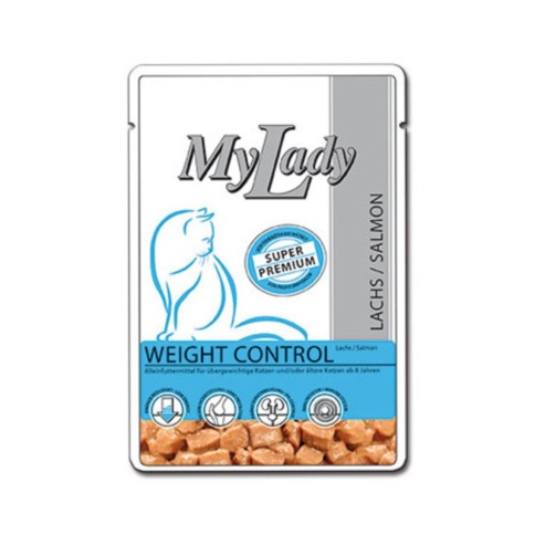 Паучи Dr. Alder's My Lady Weight Control для пожилых и кастрированных кошек с мясом лосося 85 г фото 2