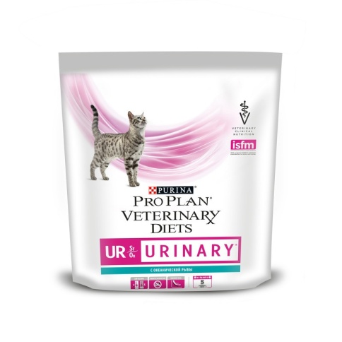 Pro Plan Veterinary Diets Feline UR Urinary with Ocean Fish dry 350 гр фото 2
