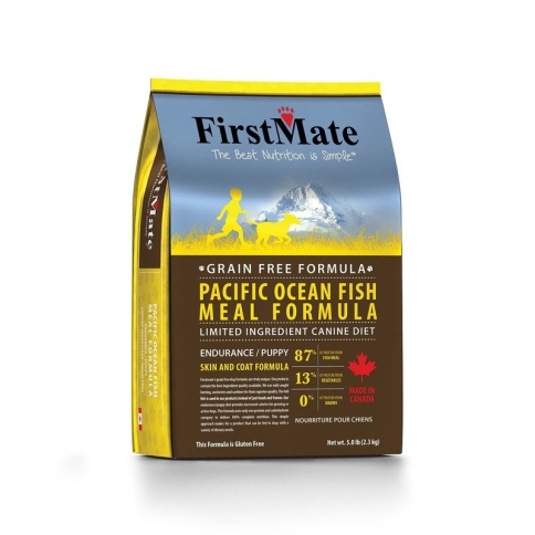 FirstMate Pacific Ocean Fish Meal Endurance/Puppy сухой беззерновой корм для щенков и взрослых собак с высокой активностью с рыбой - 2,3 кг фото 1