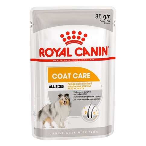 Влажный корм Royal Canin Coat Beauty для собак с тусклой и сухой шерстью - 85 г фото 1
