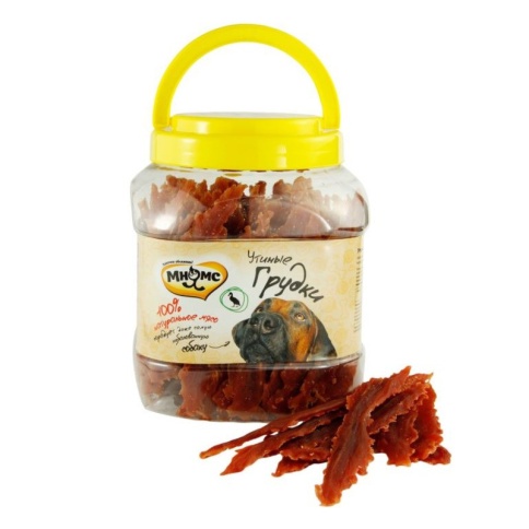 Мнямс лакомство Утиные грудки в банке для собак - 800 г фото 2