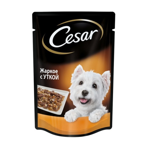 Cesar паучи с жарким из утки для взрослых собак - 100 г фото 2