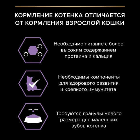 Влажный корм Purina Pro Plan Kitten для котят, с курицей в желе, 85 г фото 2
