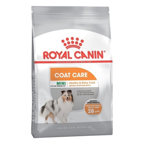 Сухой корм Royal Canin Mini Coat Care для собак мелких пород с тусклой и сухой шерстью - 1 кг фото 1