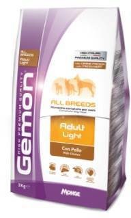 GEMON DOG LIGHT низкокалорийный корм для взрослых собак всех пород 20 кг фото 1