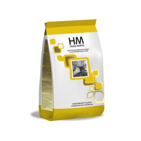 Наша Марка корм для стерилизованных кошек и кастрированных котов 15 кг фото 2