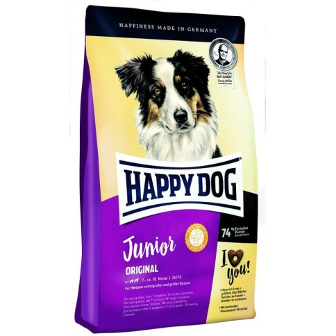 Happy Dog Junior Origina сухой кормl для щенков от 7 до 18 месяцев - 10 кг фото 2