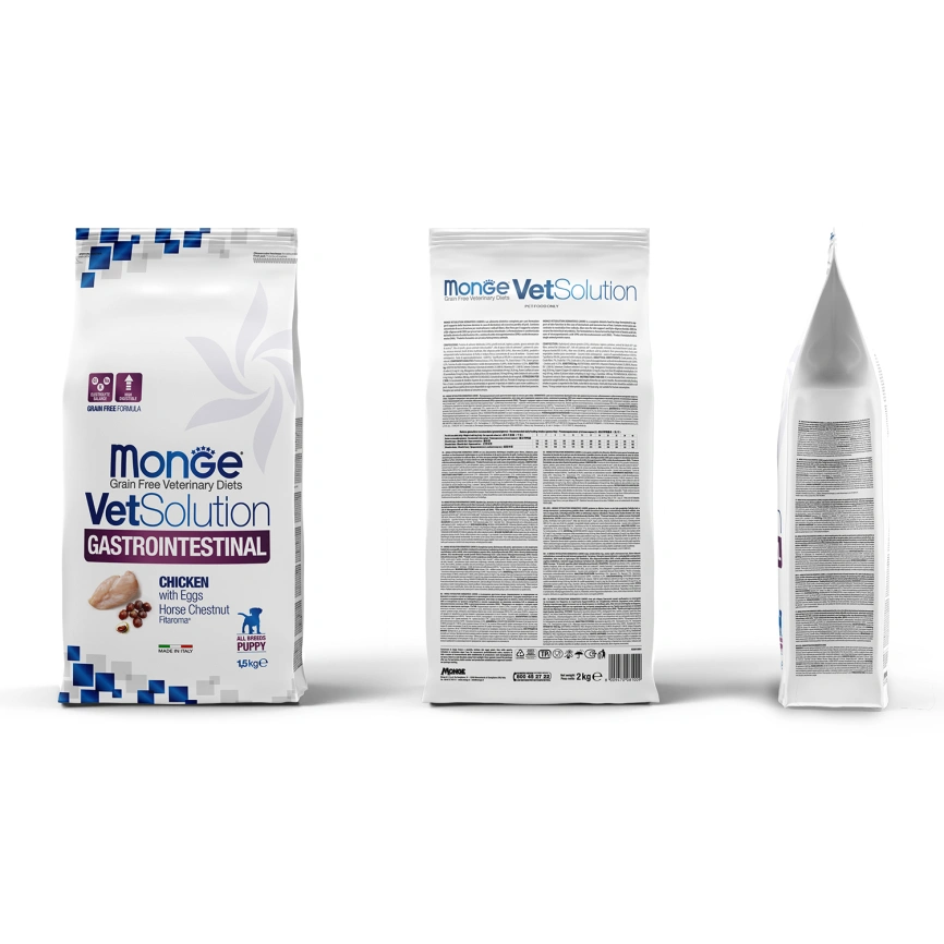 Диетический корм Monge VetSolution Dog Gastrointestinal для щенков, 1,5 кг фото 3