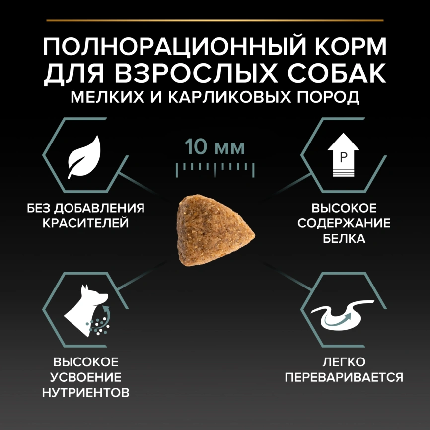 Сухой корм Purina Pro Plan Adult Small & Mini Sensitive Digestion для собак мелких пород, 3 кг фото 3