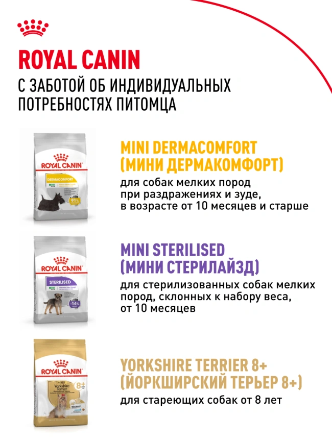Сухой корм Royal Canin Yorkshire Terrier Adult для взрослых собак, 7.5 кг фото 10